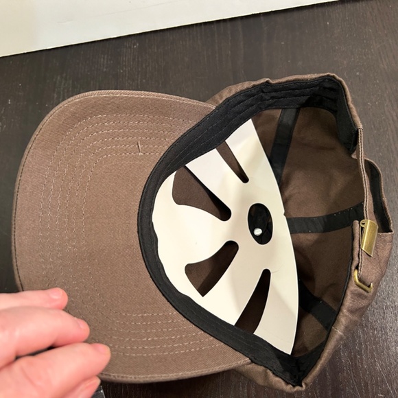 Stone Fox Swim Smiley Face Baseball Cap/Baseball Hat Brown - NWT - Picture 9 of 13